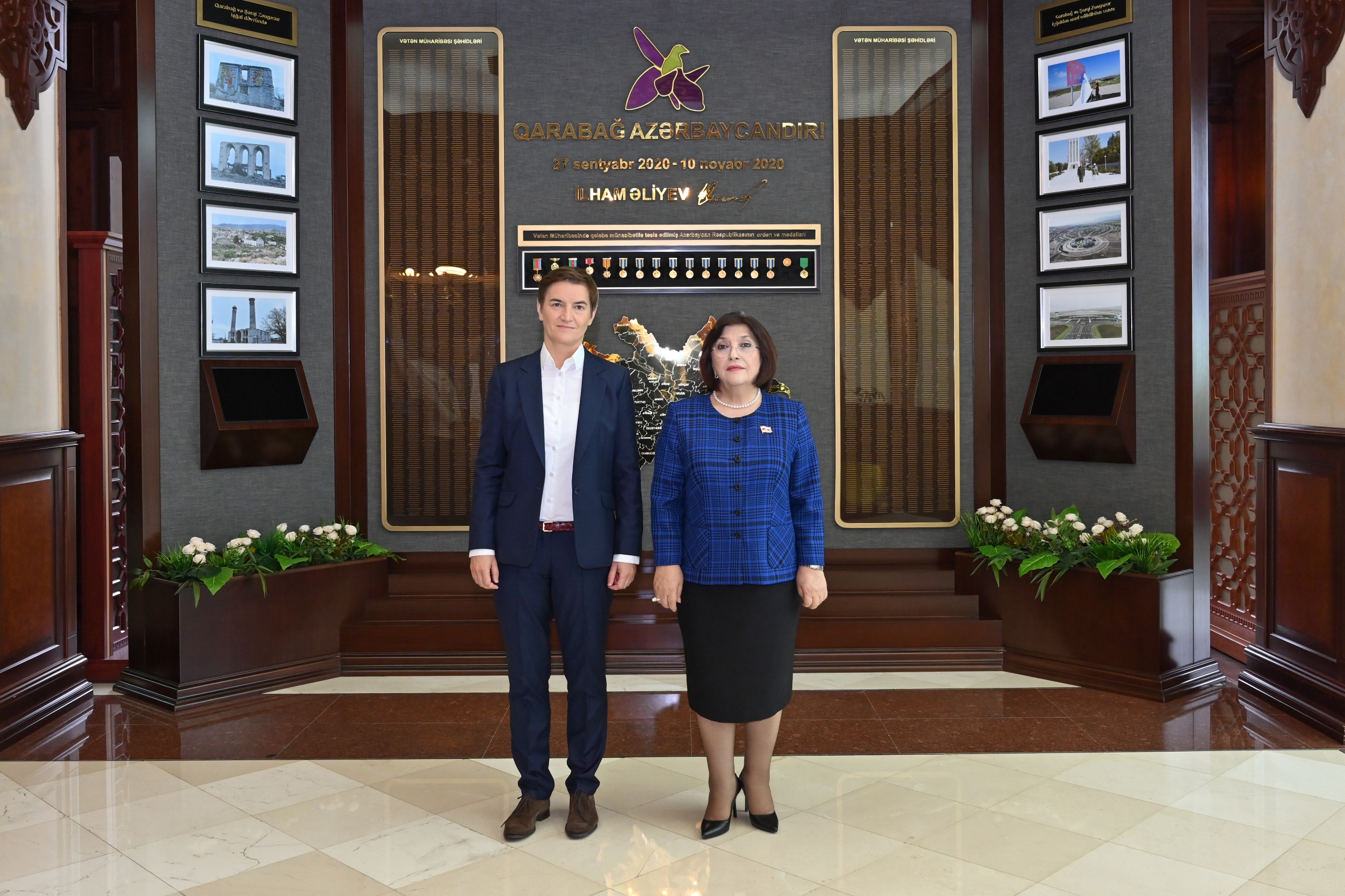 Milli Məclisin sədri Sahibə Qafarova Serbiya Milli Assambleyasının sədri ilə görüşüb Milli Məclisin sədri Sahibə Qafarova Serbiya Milli Assambleyasının sədri ilə görüşüb