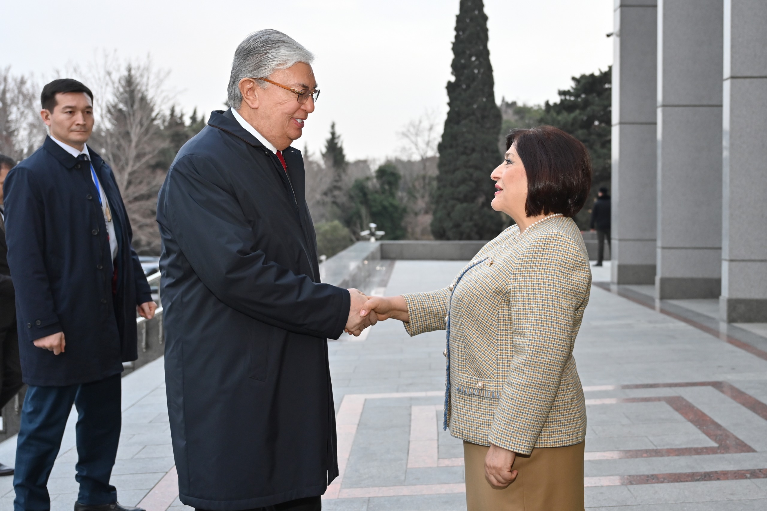 Milli Məclisin sədri Sahibə Qafarova Qazaxıstan Respublikasının Prezidenti Kasım-Jomart Tokayev ilə görüşüb Milli Məclisin sədri Sahibə Qafarova Qazaxıstan Respublikasının Prezidenti Kasım-Jomart Tokayev ilə görüşüb