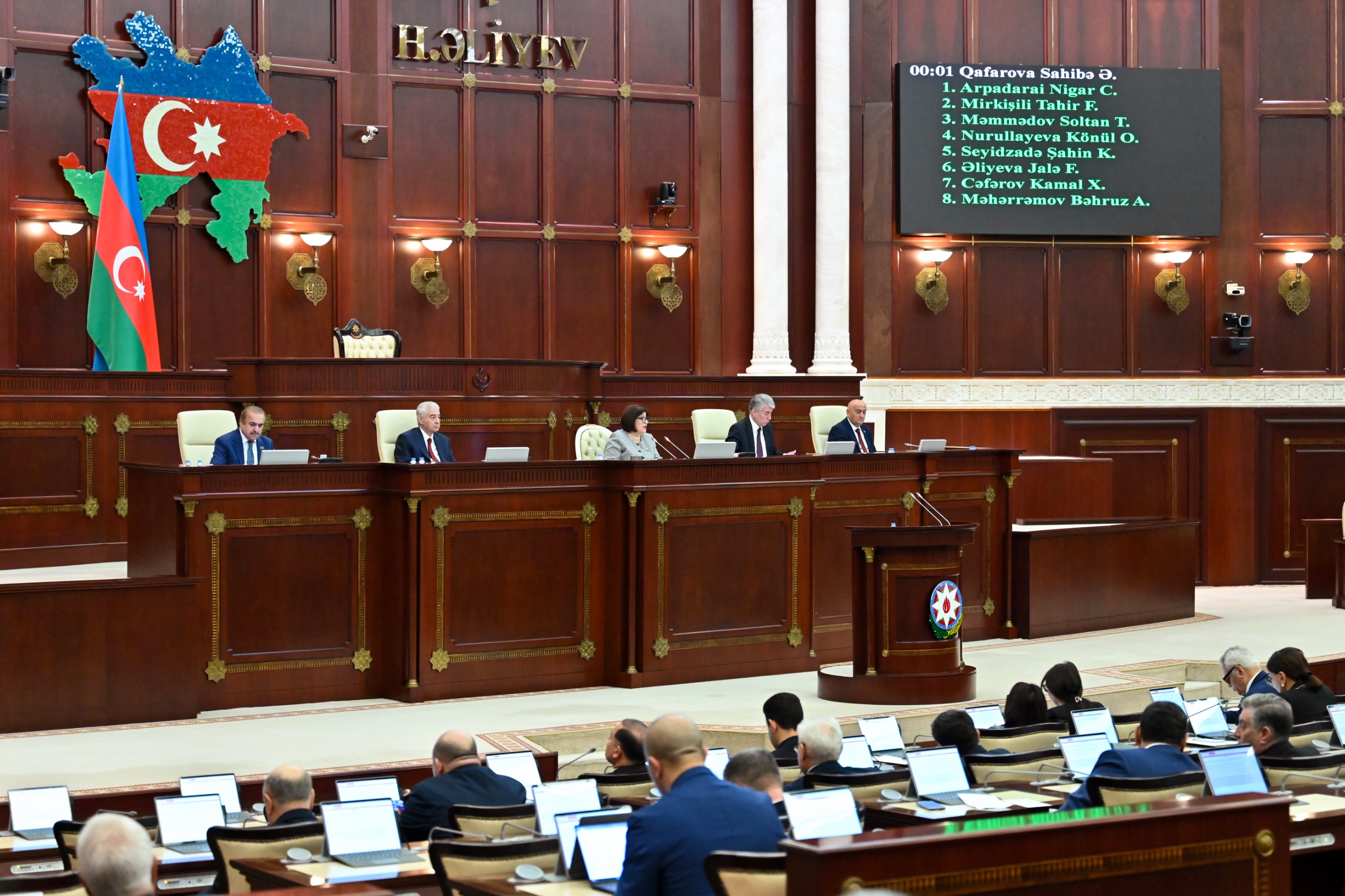 Milli Məclisin plenar iclasında 2026-ci ilin dövlət büdcəsi və büdcə zərfinə daxil olan qanun layihələri ikinci oxunuşda qəbul olunub Milli Məclisin plenar iclasında 2026-ci ilin dövlət büdcəsi və büdcə zərfinə daxil olan qanun layihələri ikinci oxunuşda qəbul olunub